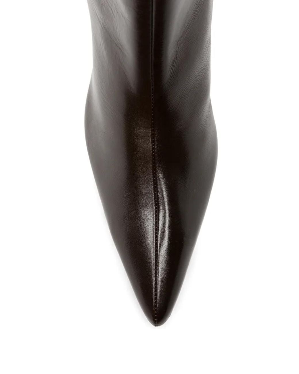 Khaite Black Sybil Ankle Boots