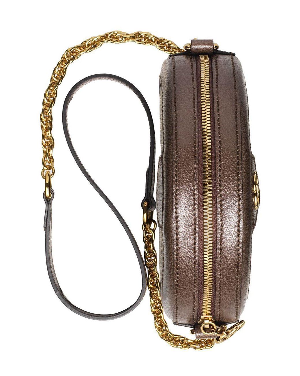 ophidia mini gg round shoulder bag