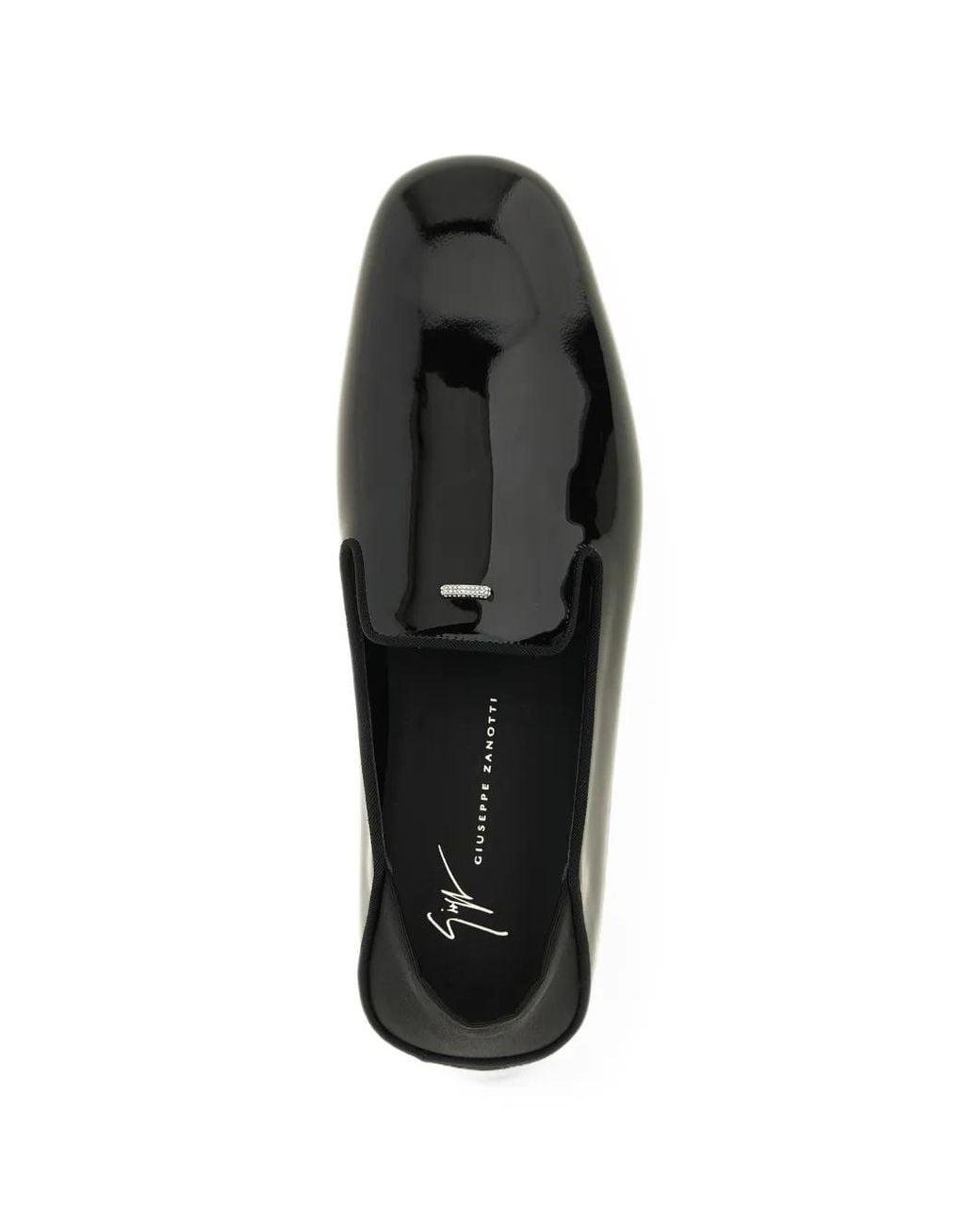 Giuseppe Zanotti Black Lucky Crystal-Embellished Loafers for men