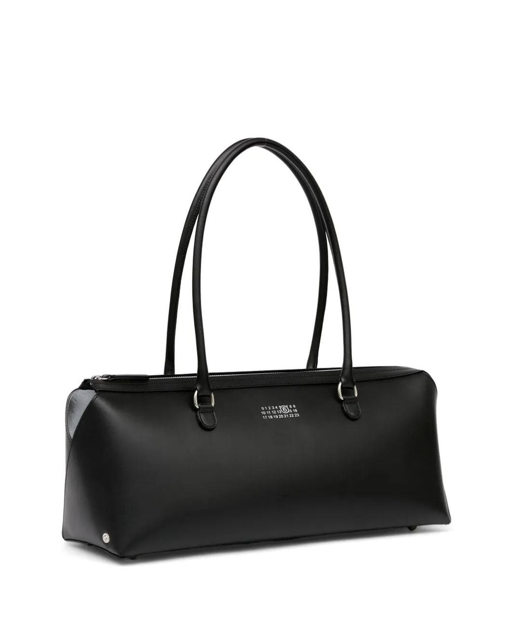 MM6 by Maison Margiela Black Bauletto Shoulder Bag Large