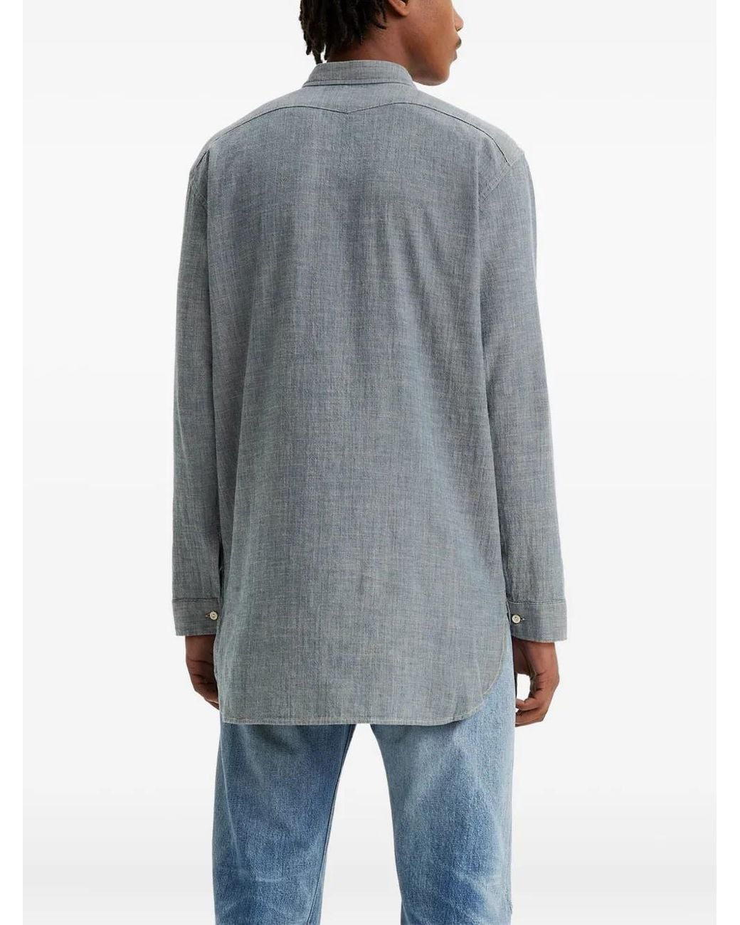 Levi's Gray Patch-Pocket Shirt for men
