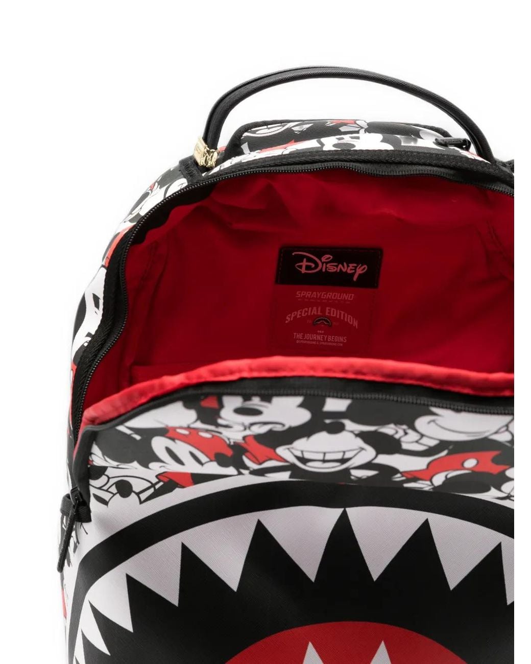 Sprayground White Sac À Dos Mickey Mouse À Imprimé Graphique