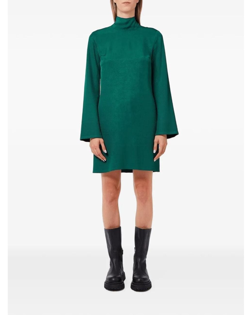 Liu Jo Twill Mini-Jurk in het Green