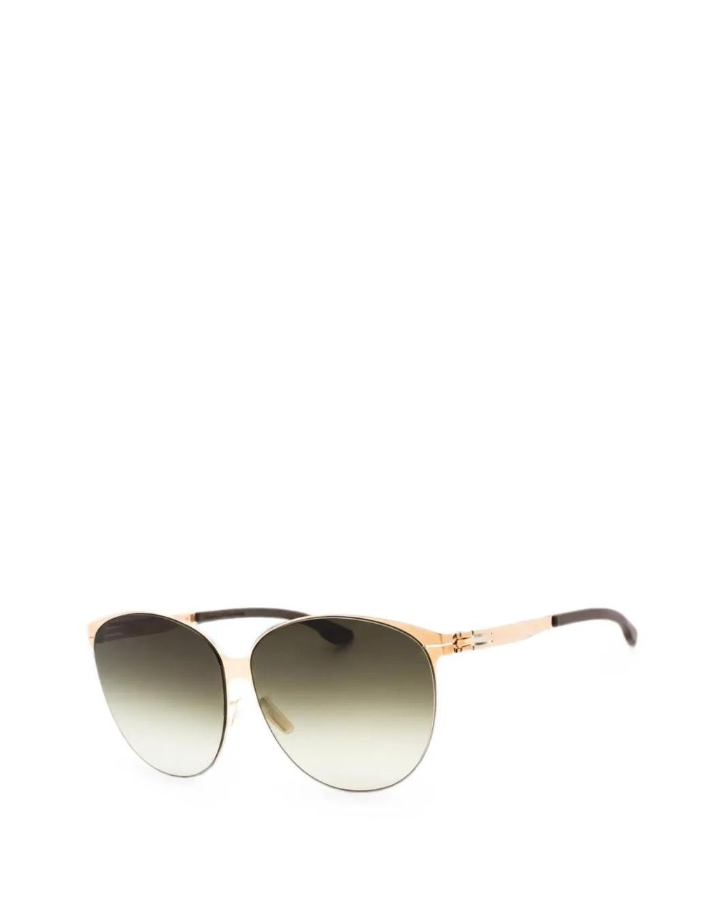 Ic! Berlin Metallic Round-Frame Sunglasses