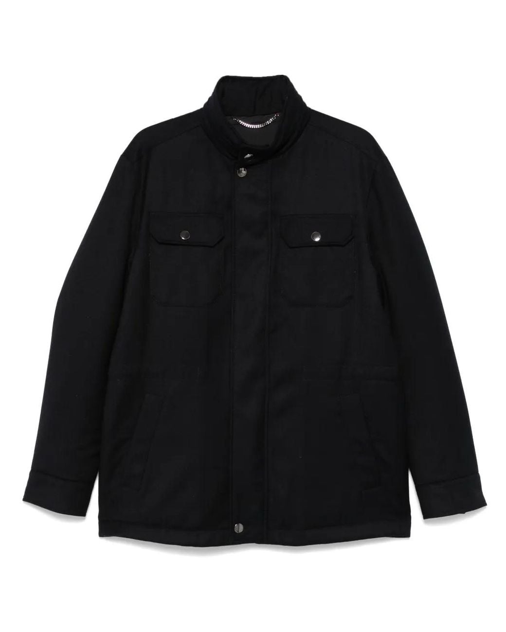 Canali Black Padded Jacket for men