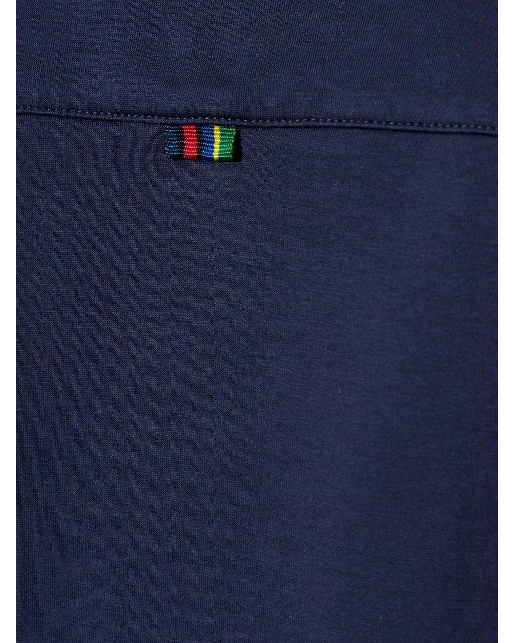 Paul Smith Blue Quilted Panel Jacket for men