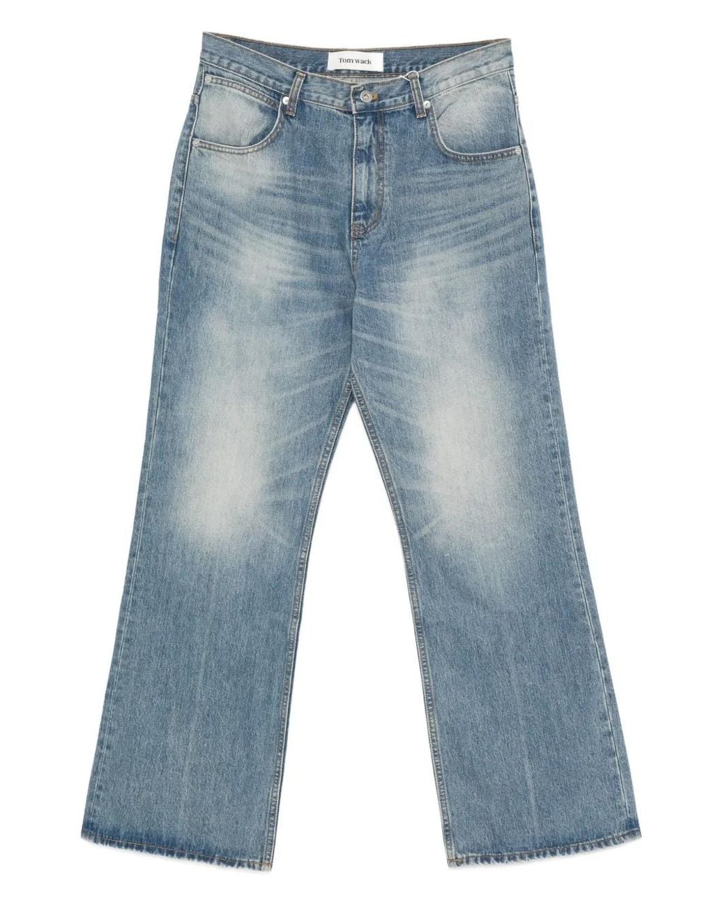TONYWACK Blue Wide-Leg Jeans for men