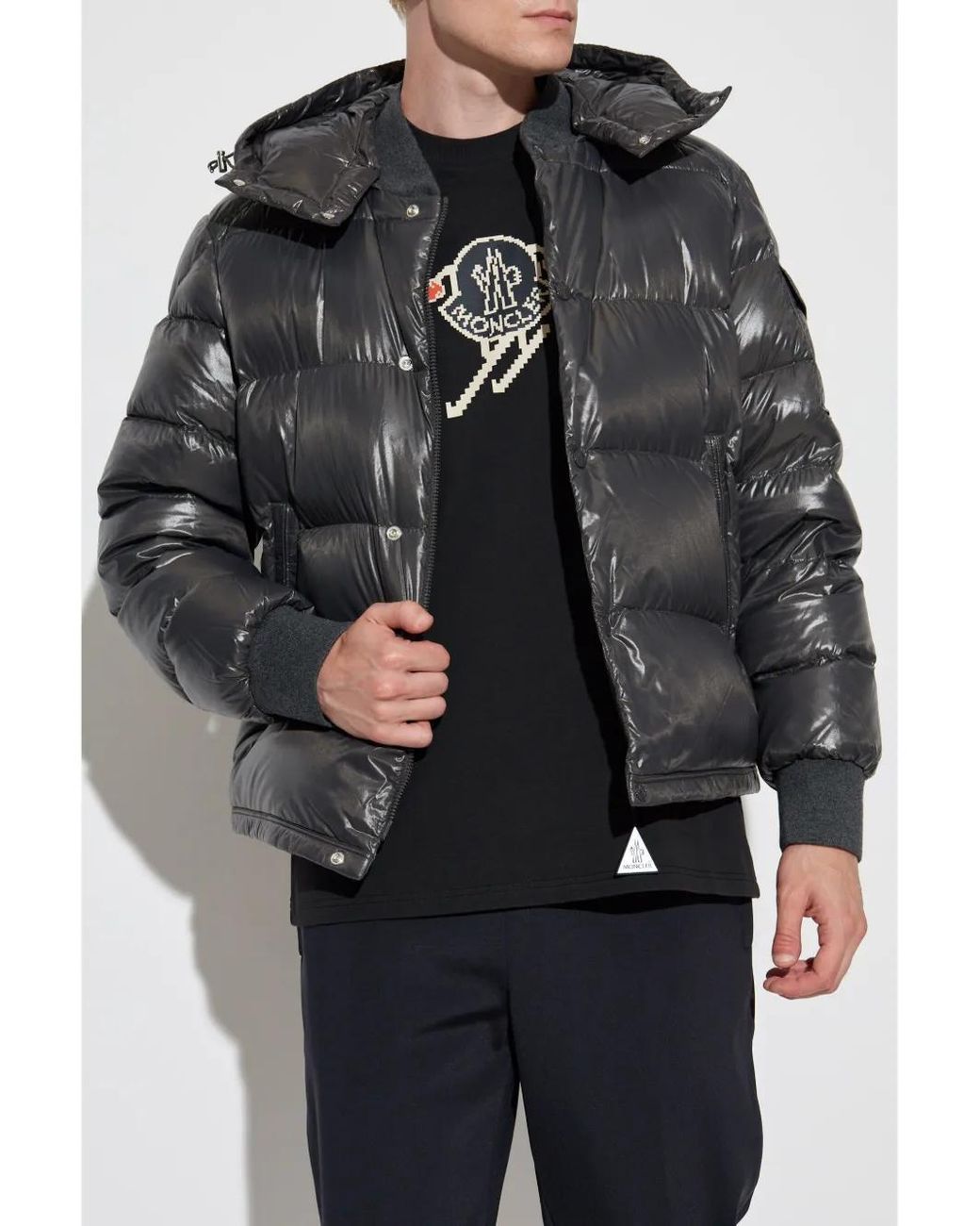Moncler Gray Maljasset Jacket for men