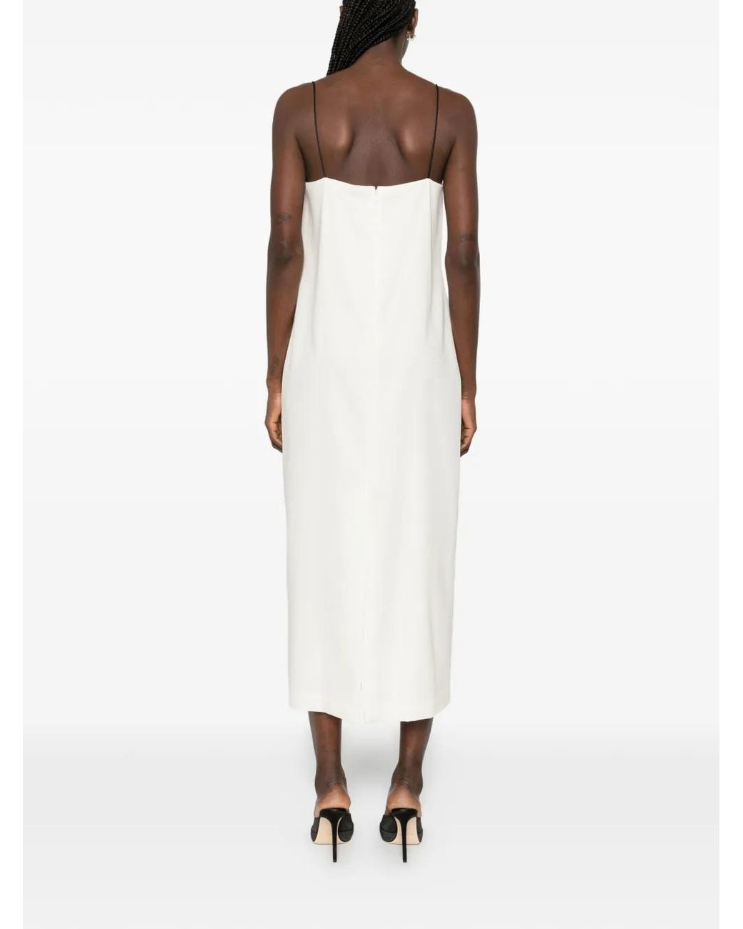 Brandon Maxwell White Bridges Dress