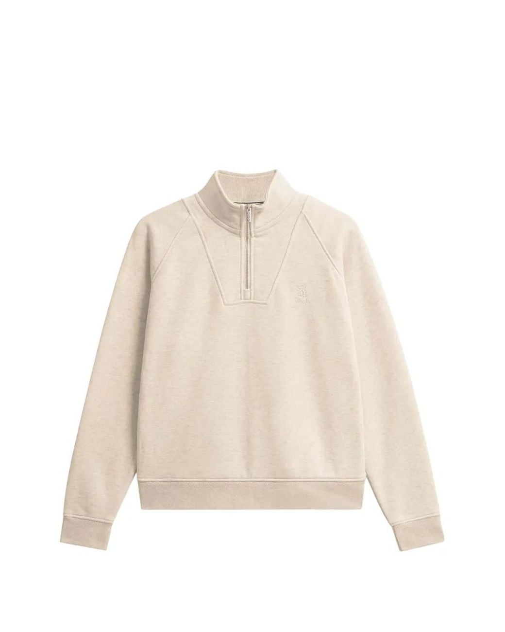 Pringle of Scotland Natural Half-Zip Sweatshirt