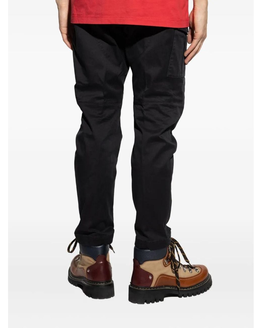 Pantaloni Cargo Sexy di DSquared² in Black da Uomo