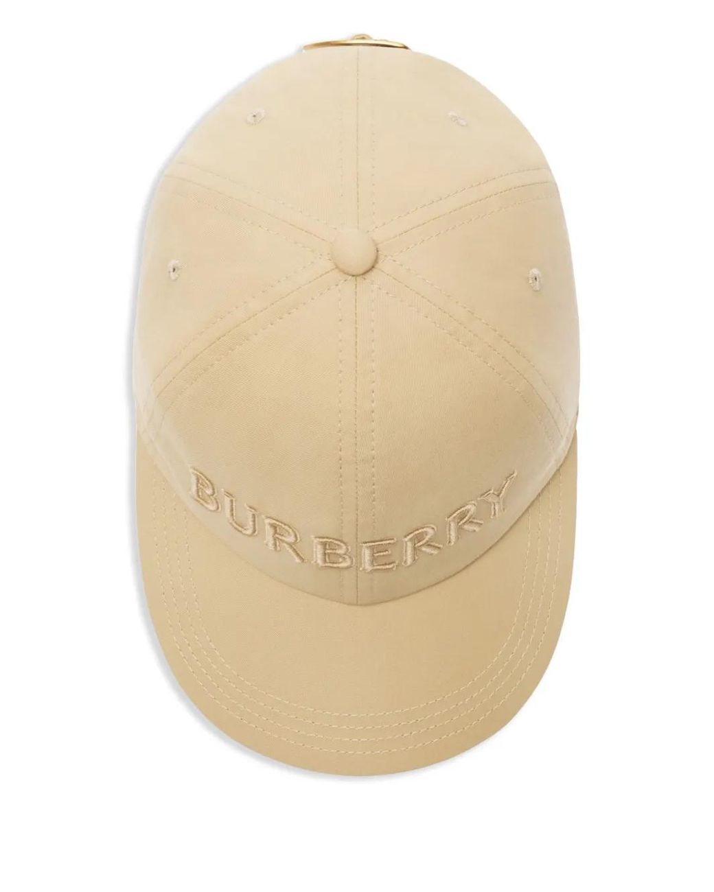 Burberry Natural Logo Gabardine Baseball Cap