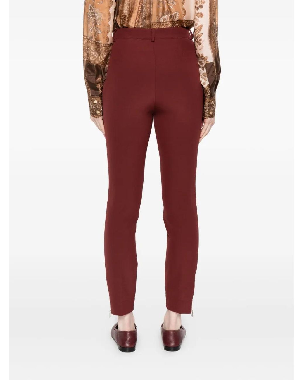 Etro Broek Met Rits in het Red
