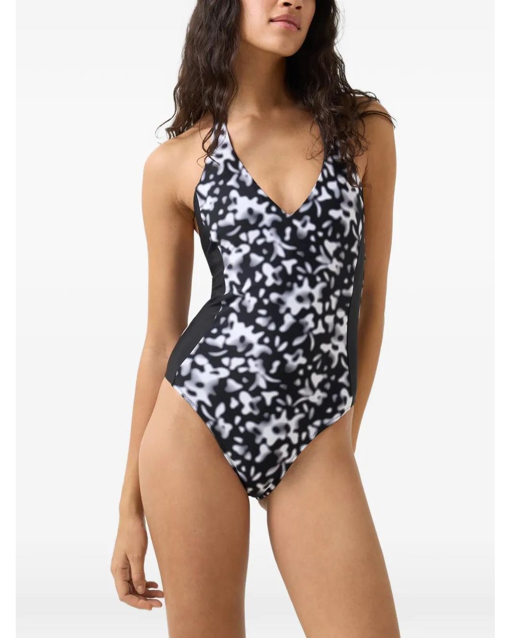 Bogner Fire + Ice Blue Zahara Halterneck Swimsuit