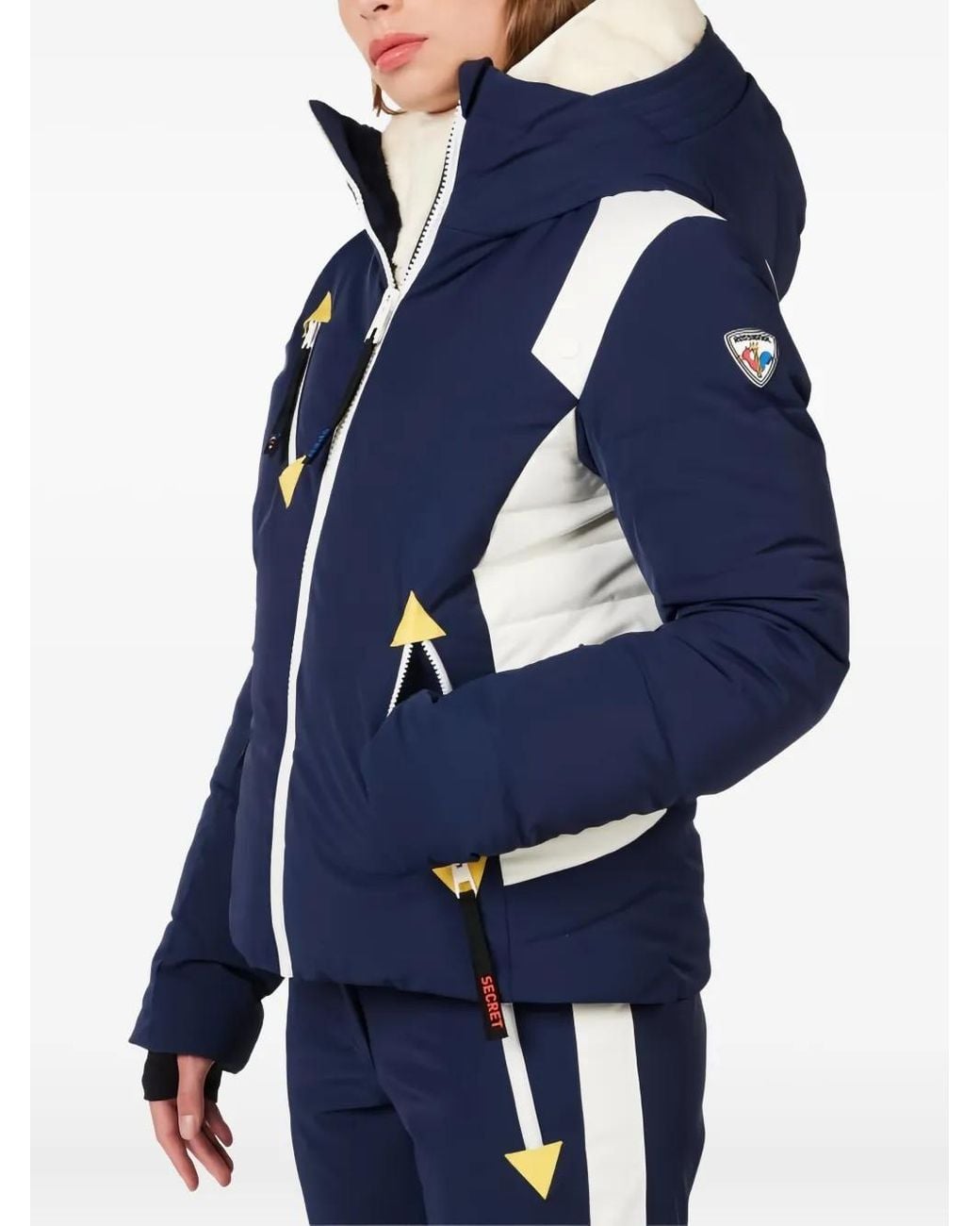 Rossignol Blue X Jcc Graphic-Print Down Jacket