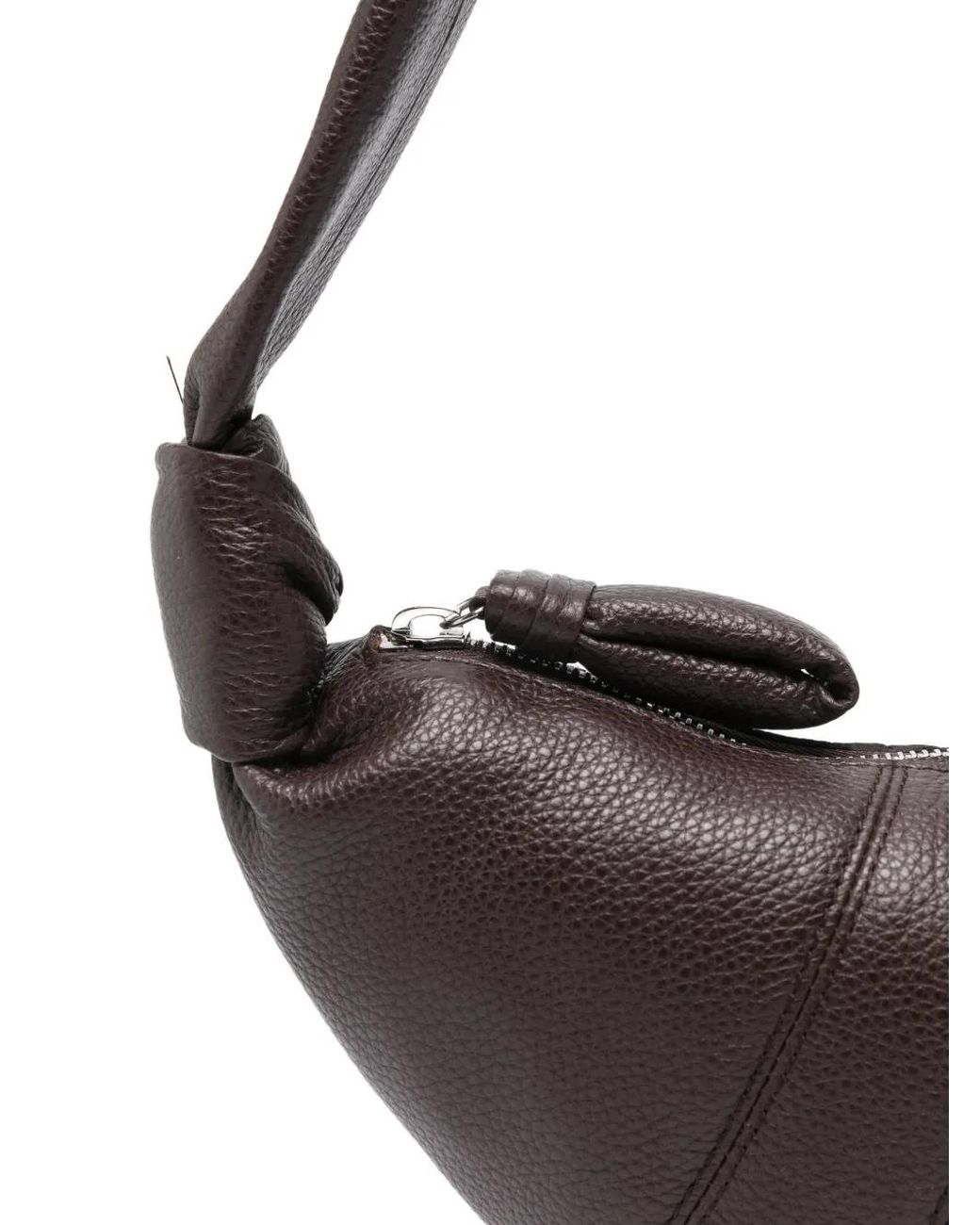 Lemaire White Small Croissant Bag