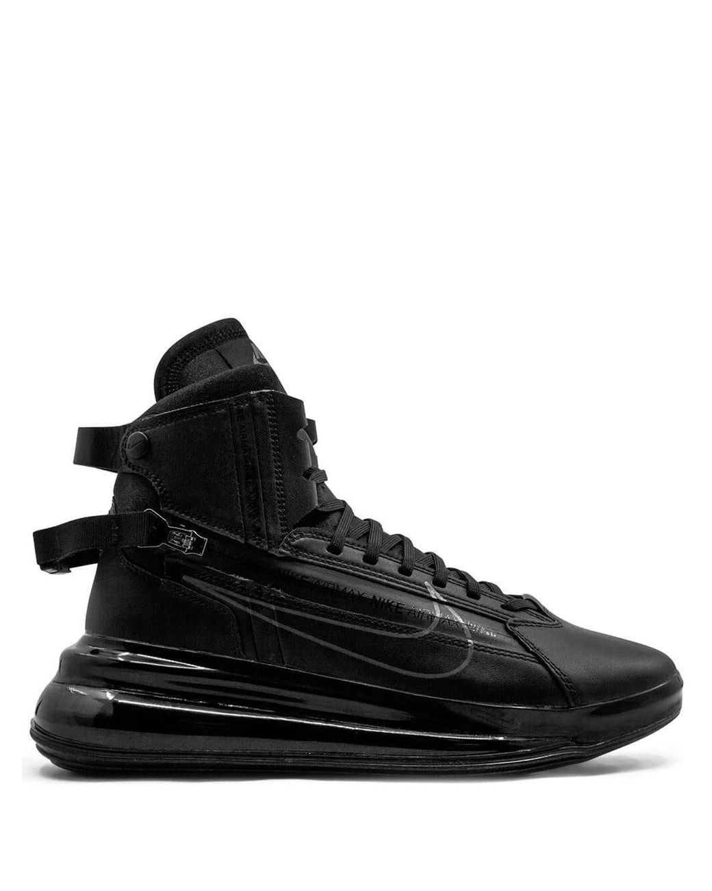 Retired Put up with Connected Nike Air Max 720 Saturn Black Dark Grey for Men | Lyst