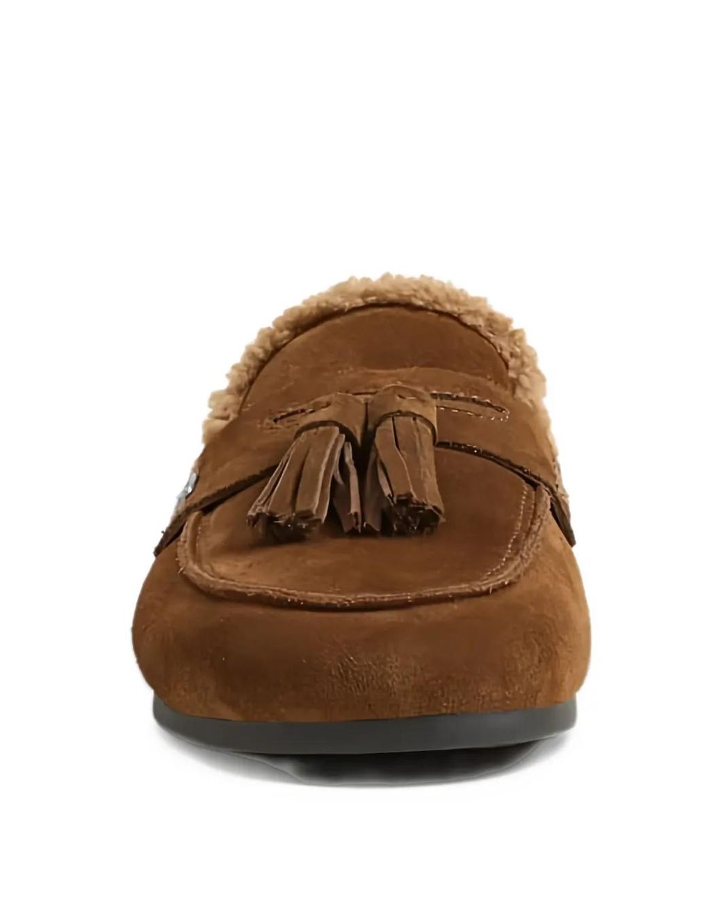 Sam Edelman Brown Astrid Tassel-Detail Mules