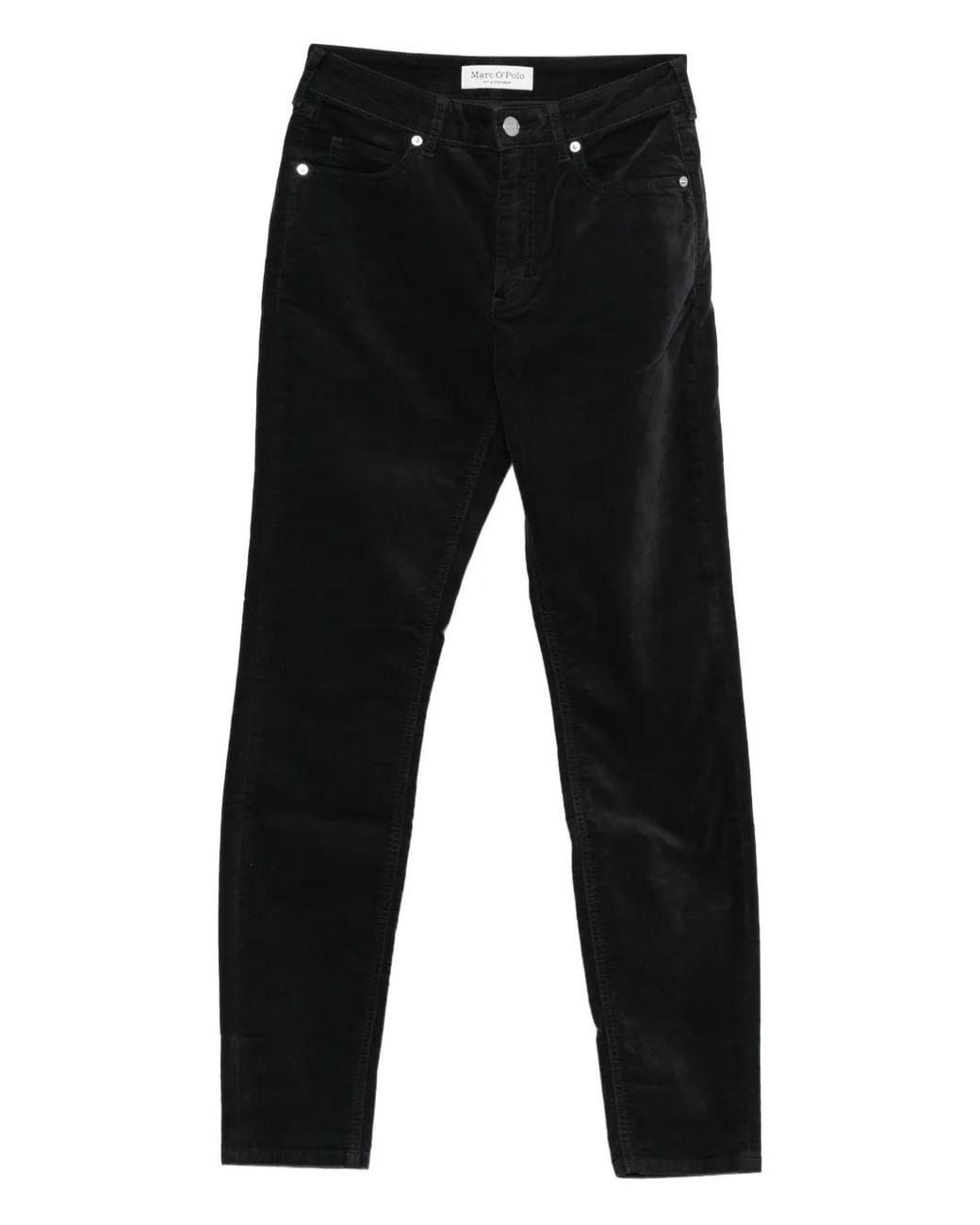 Marc O' Polo Black Slim-Leg Trousers