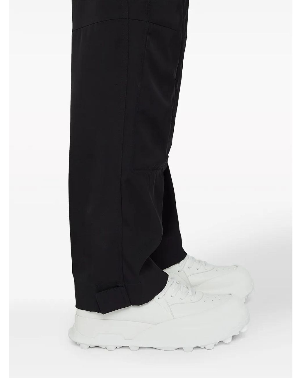 Jil Sander White Orb Leather Sneakers for men