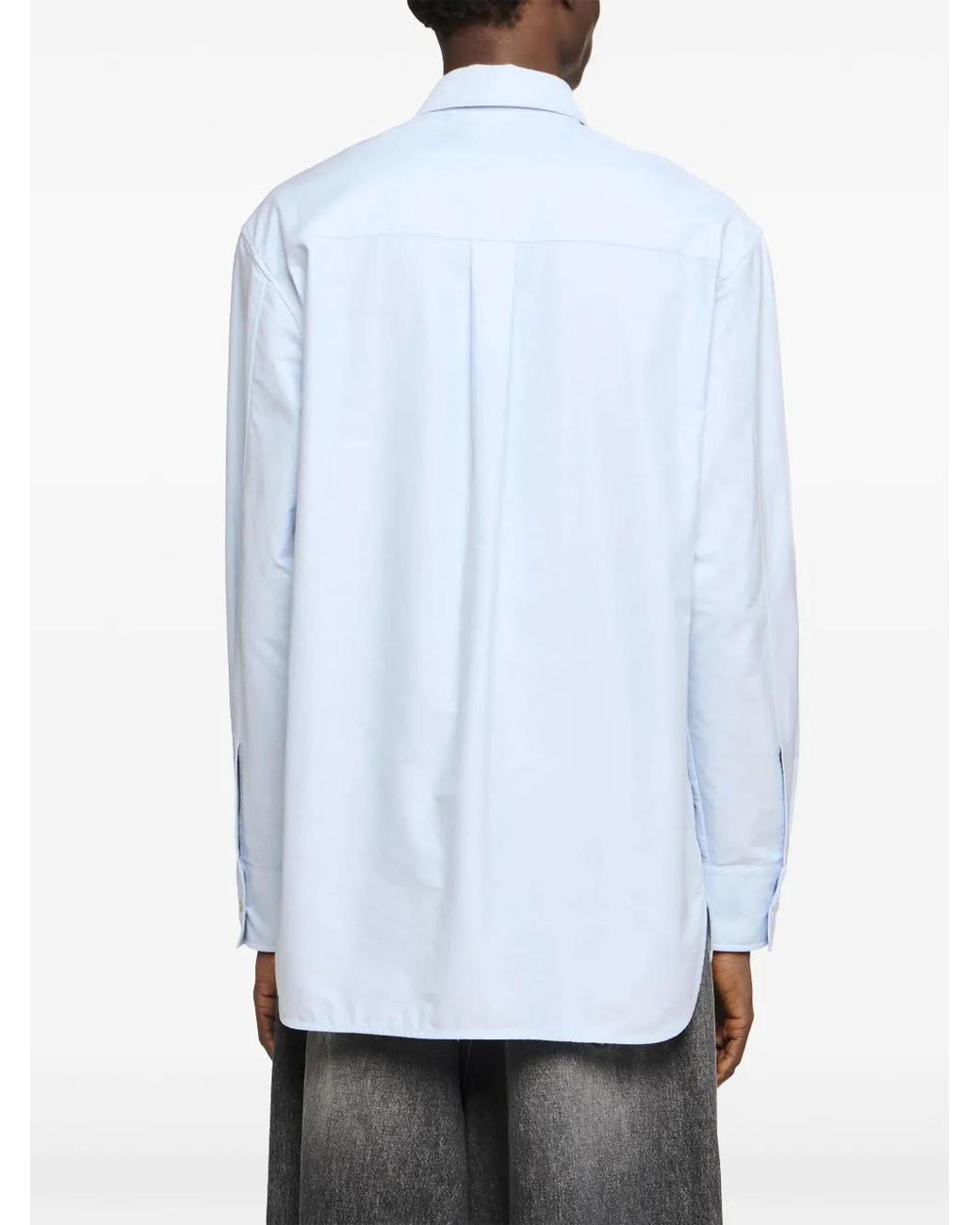 J.W. Anderson White Cotton Oxford Shirt for men