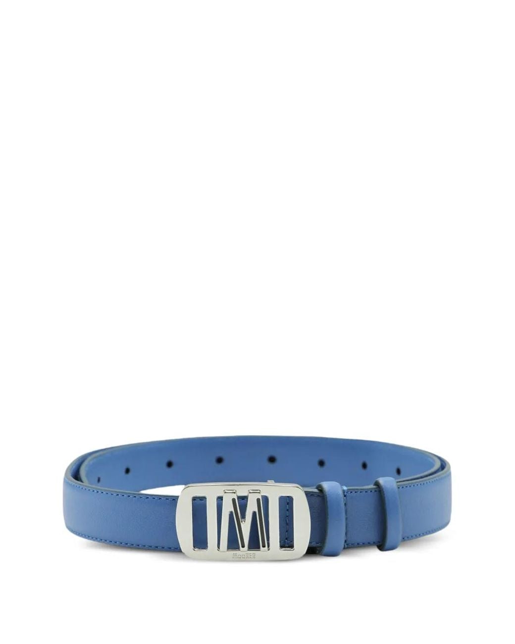 Moorer Blue Ceinture À Boucle Logo