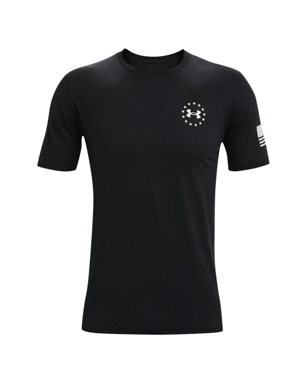 Under Armour Black Graphic-Print T-Shirt for men