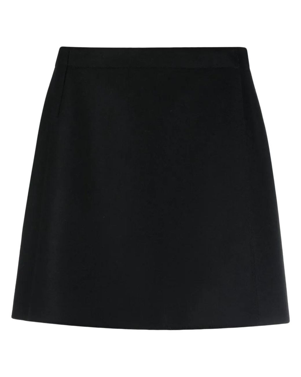 Moncler Black Wool-Cashmere Miniskirt