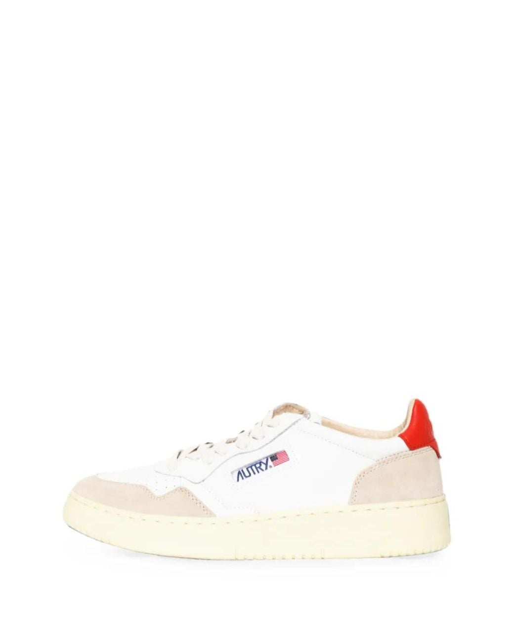 Autry White Medalist Low Sneakers for men