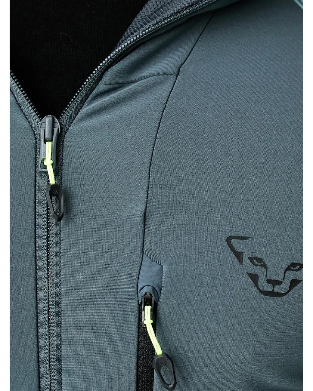 Dynafit Blue Mezzalama Race Logo-Print Panelled Hoodie for men