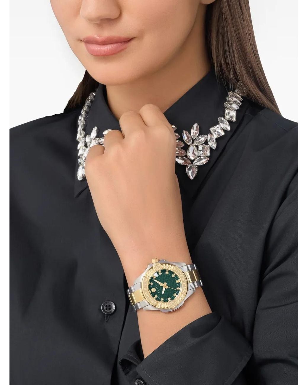 Philipp Plein Green The $Kull 41Mm Watch