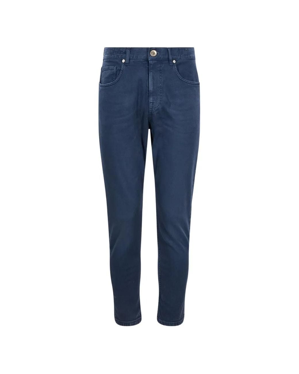Eleventy Blue Five-Pocket Jeans for men