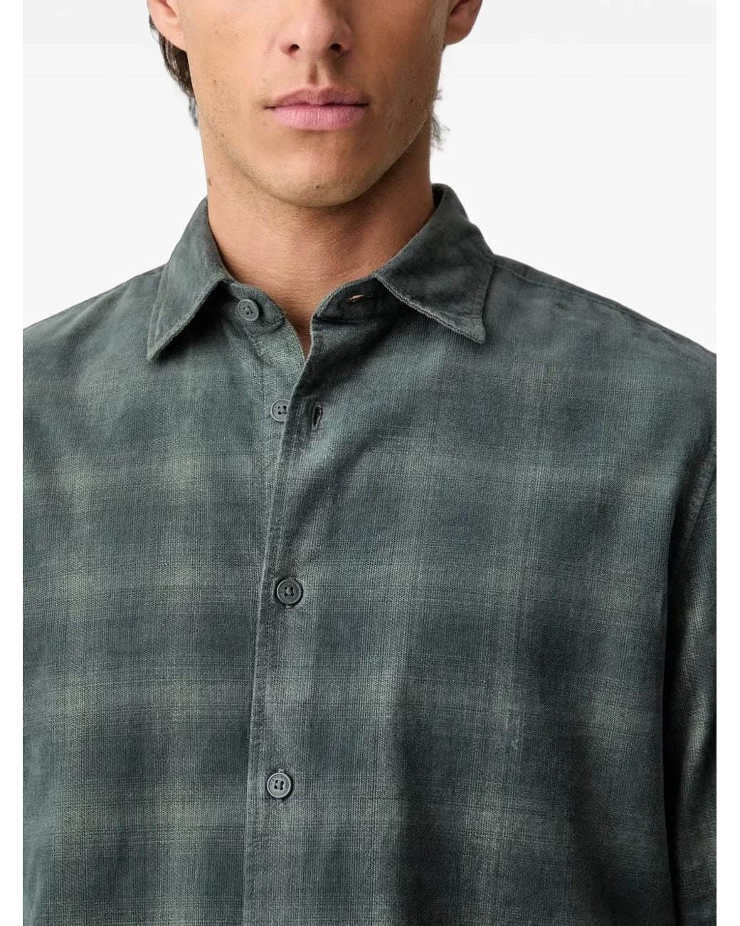 Marc O' Polo Green Chemise En Velours Côtelé À Carreaux for men
