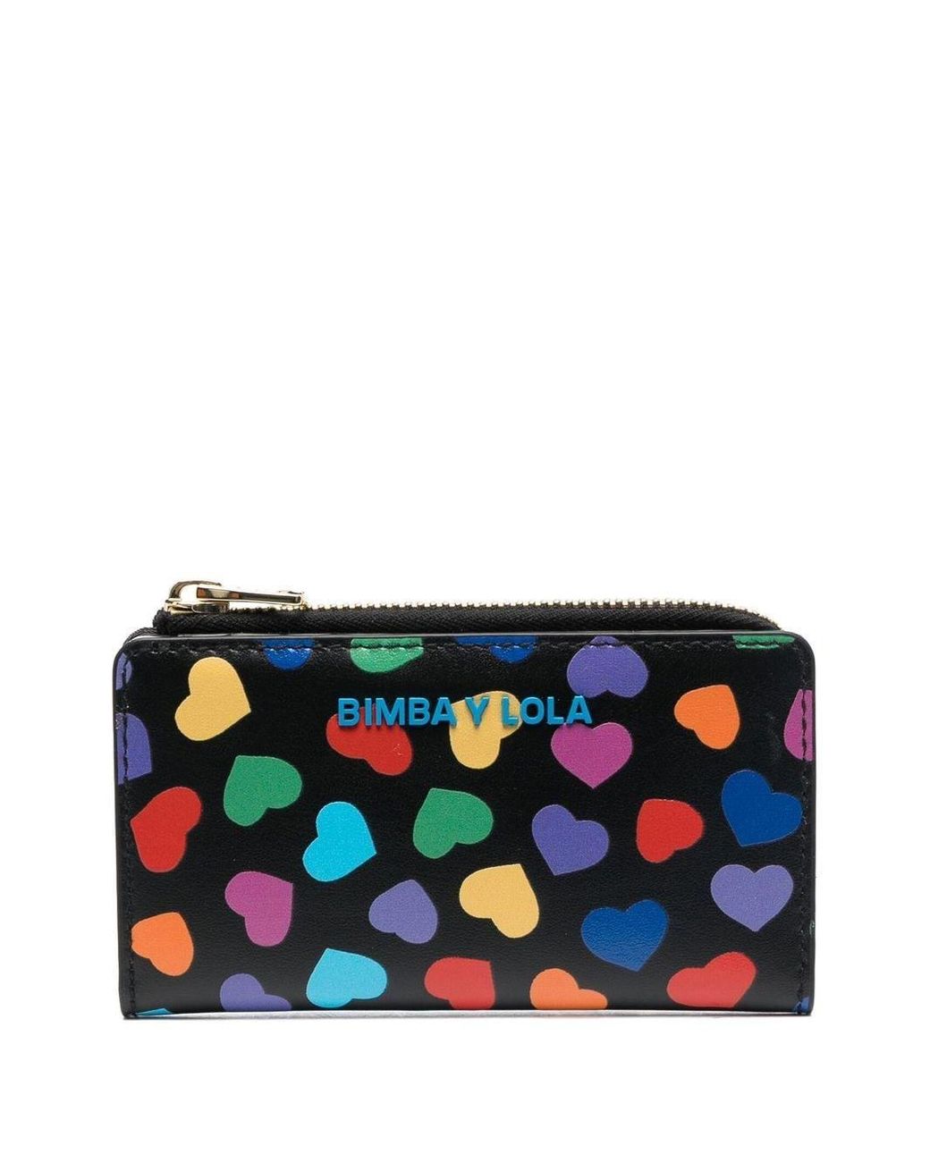 Monedero con corazon estampado Bimba Y Lola de color Azul Lyst