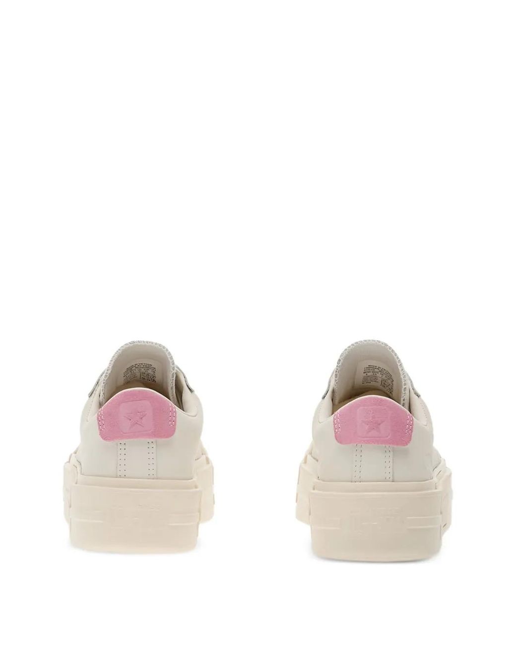 Converse Natural Platform Leather Cruise Trainers