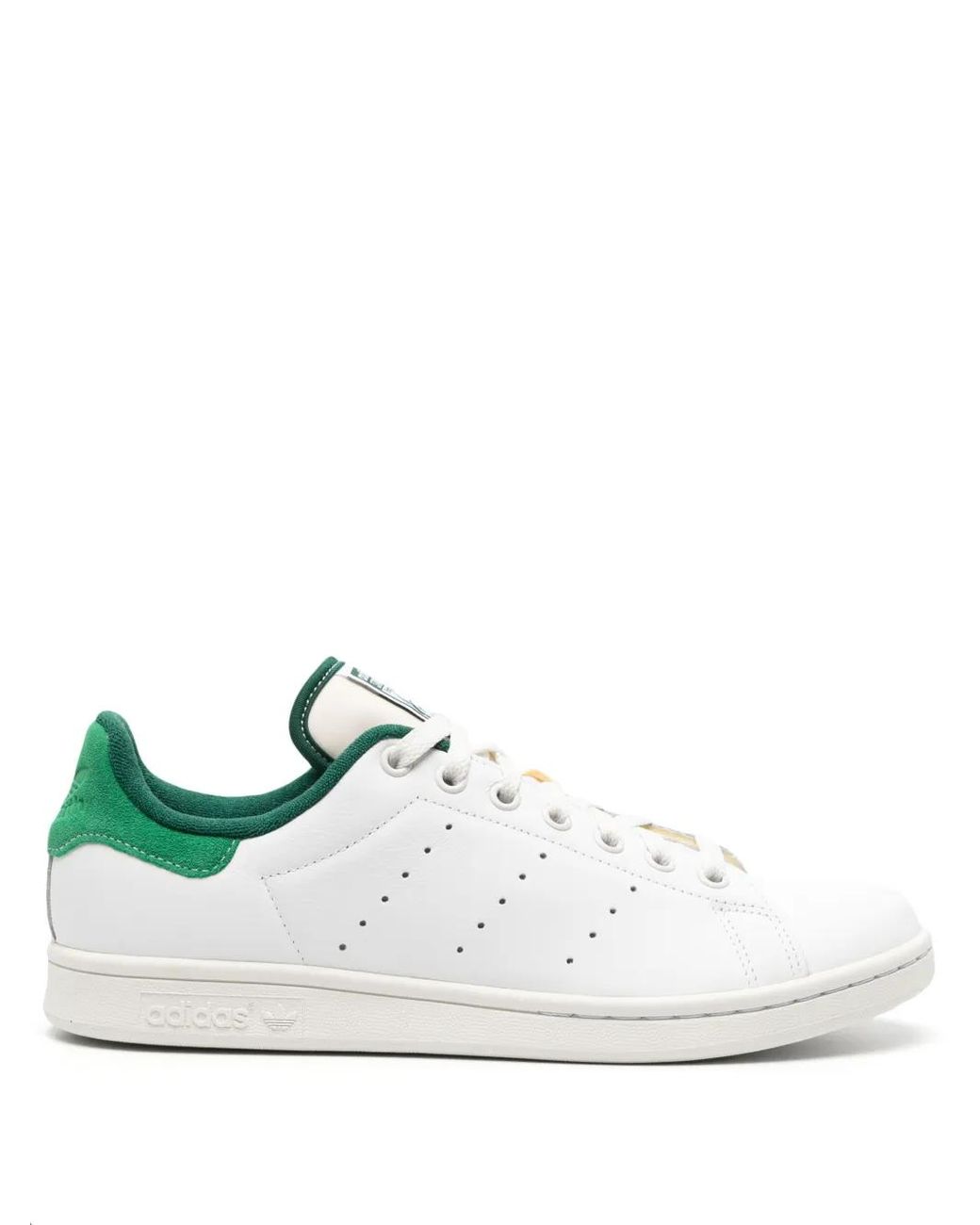 Adidas White Stan Smith Leather Sneakers for men