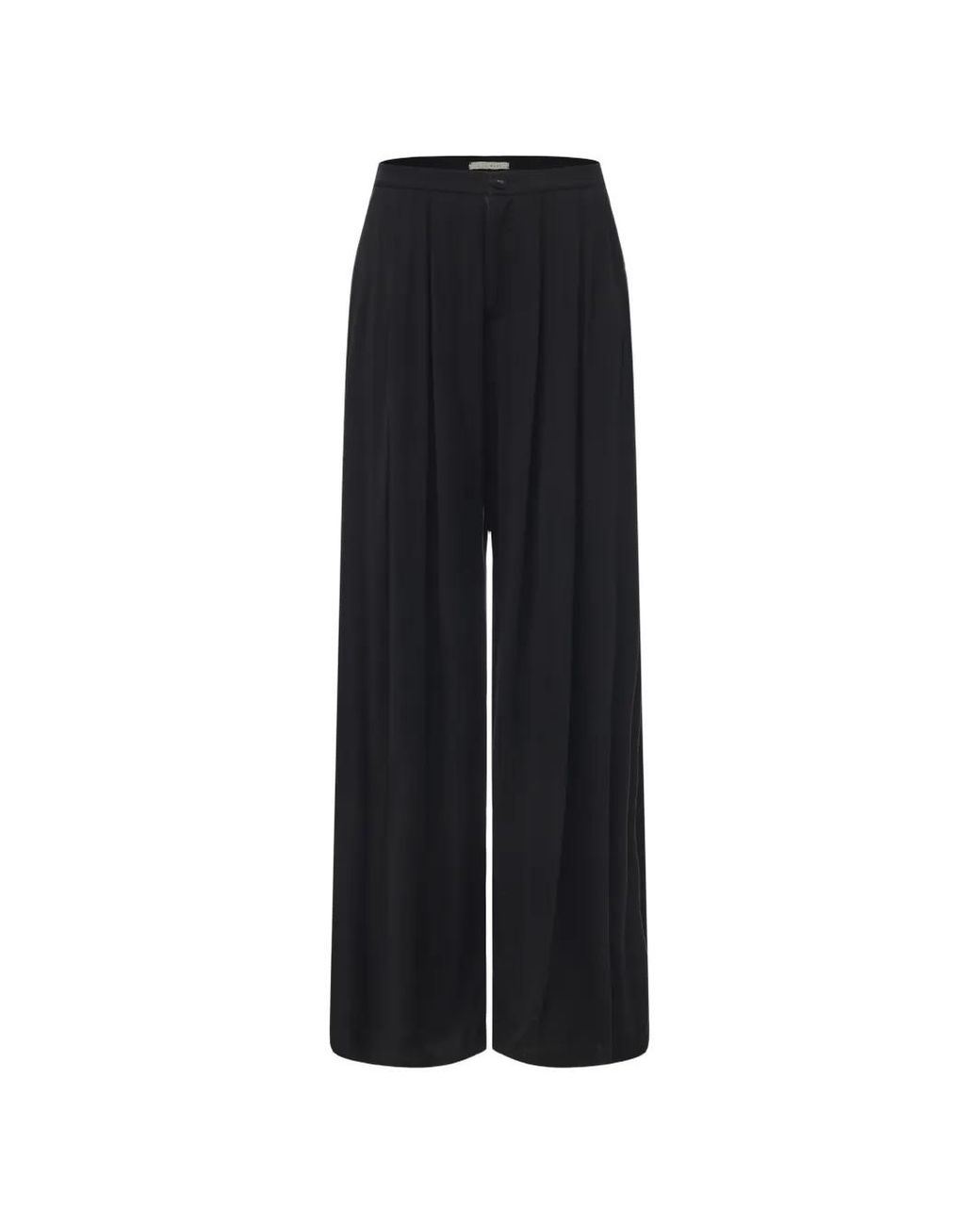 ili node Black Nfift Pleated Palazzo Pants