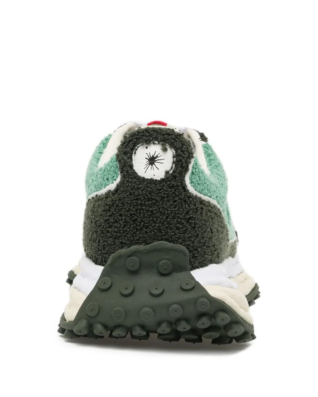 Maison Mihara Yasuhiro Green Larry Og Sole Chenille Embroidery Canvas Low-Top Sneakers for men