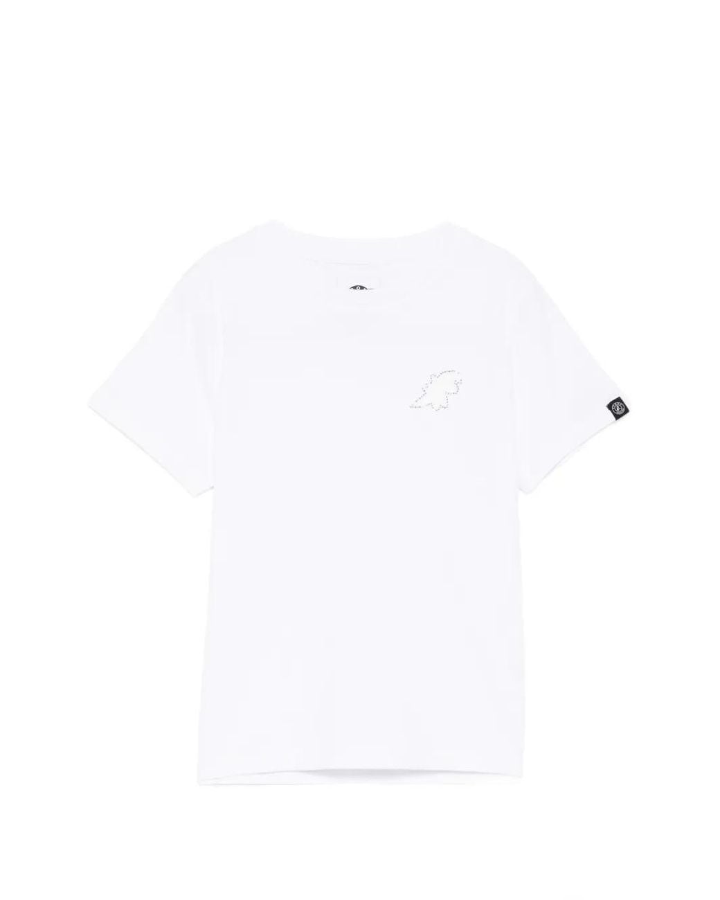 SPORT b. by agnès b. White Crystal Dino T-Shirt