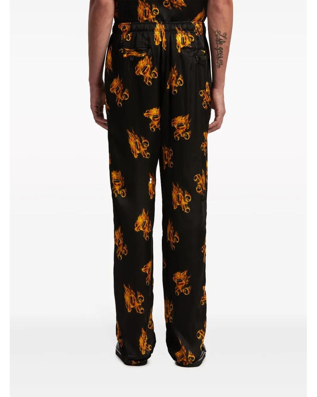 Palm Angels Black Pants for men