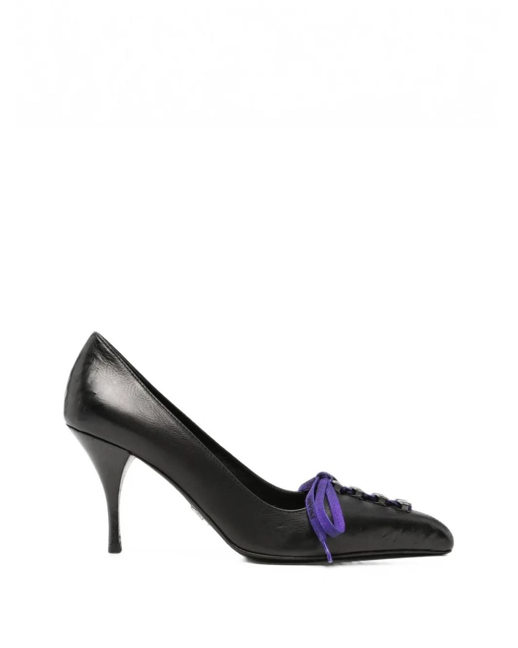 Prada Black Leather Pumps