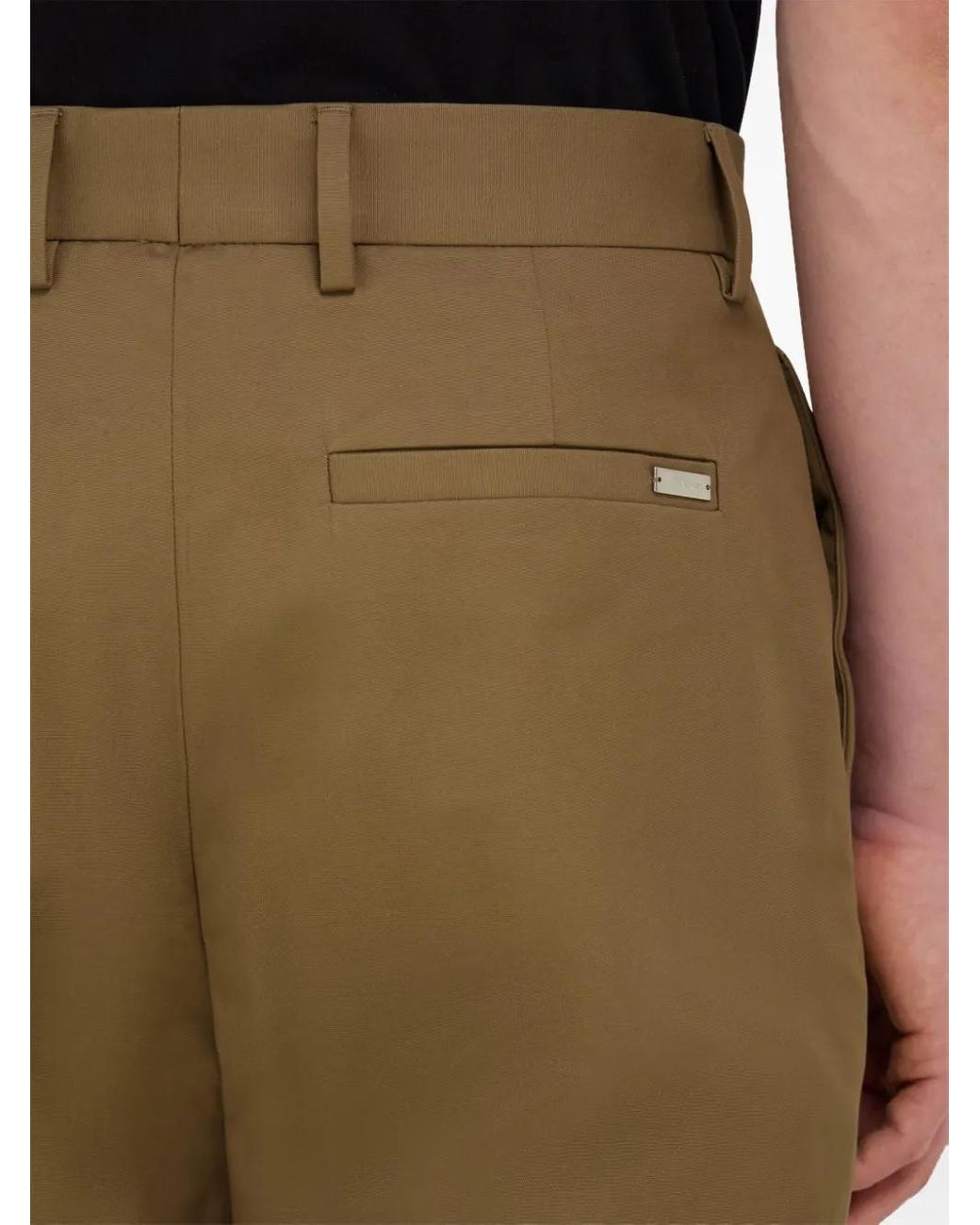 Ferragamo Natural Cotton Trousers for men