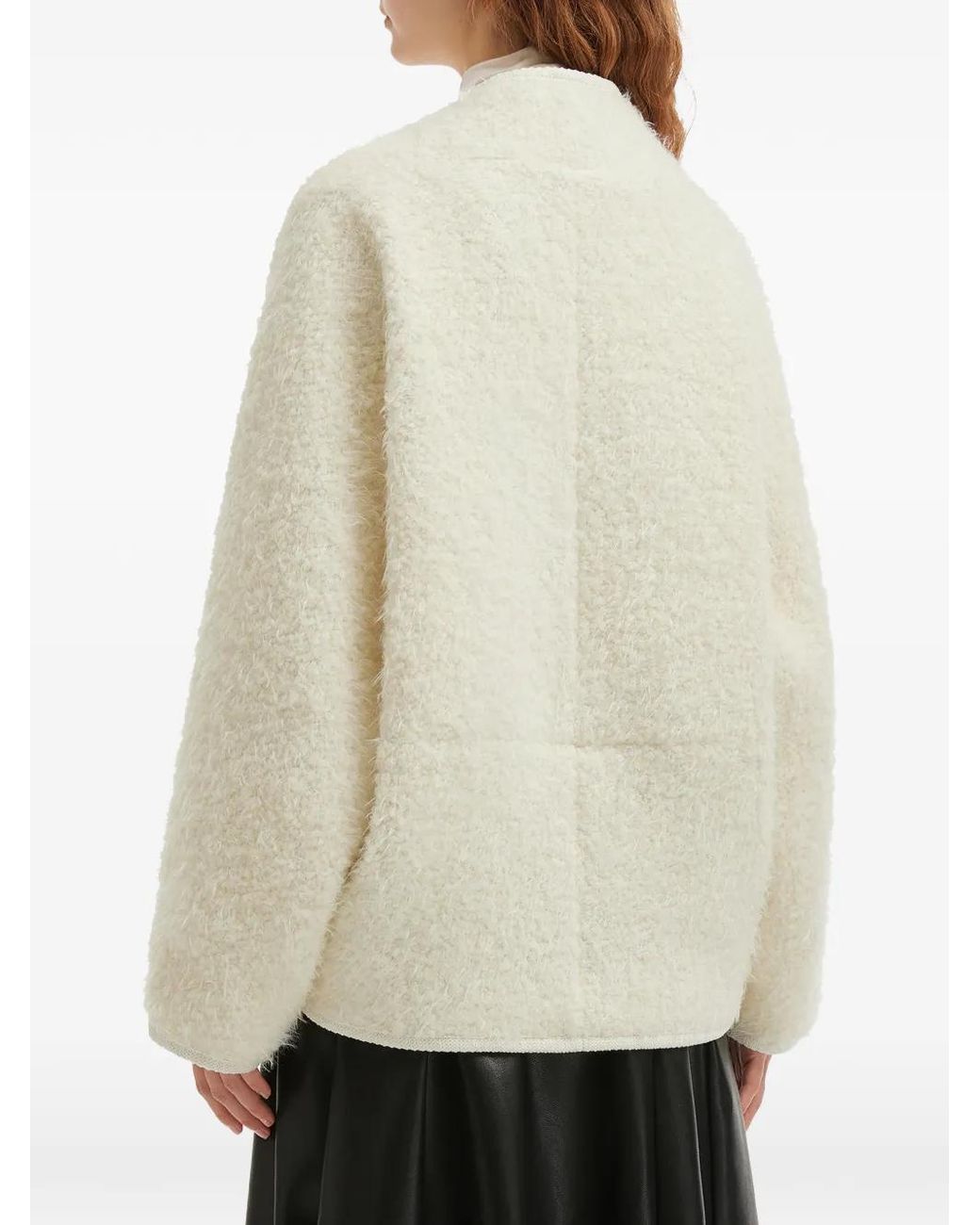 B+ AB White Button Jacket