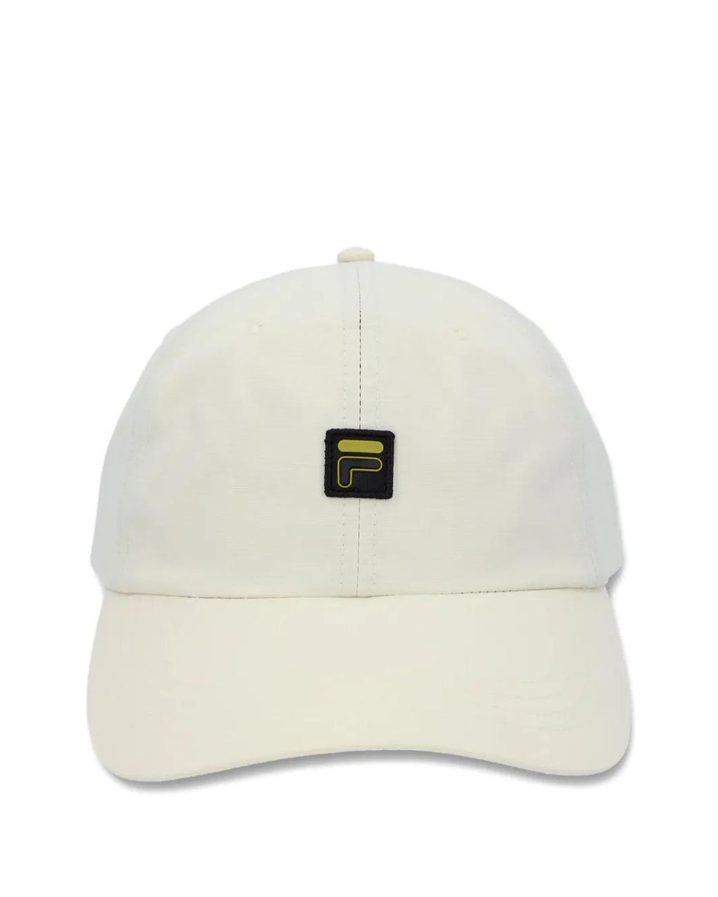 Fila White Hylo Logo-Patch Baseball Cap for men