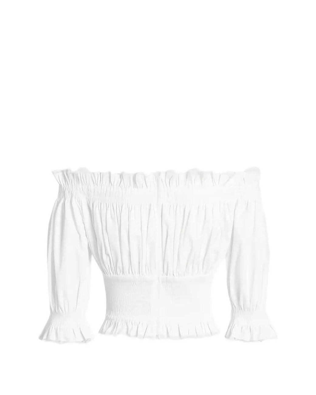 Dolce & Gabbana White Crop Top