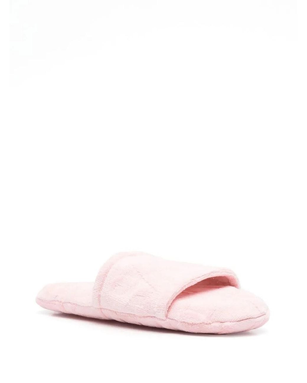 Versace Pink Allover Slippers