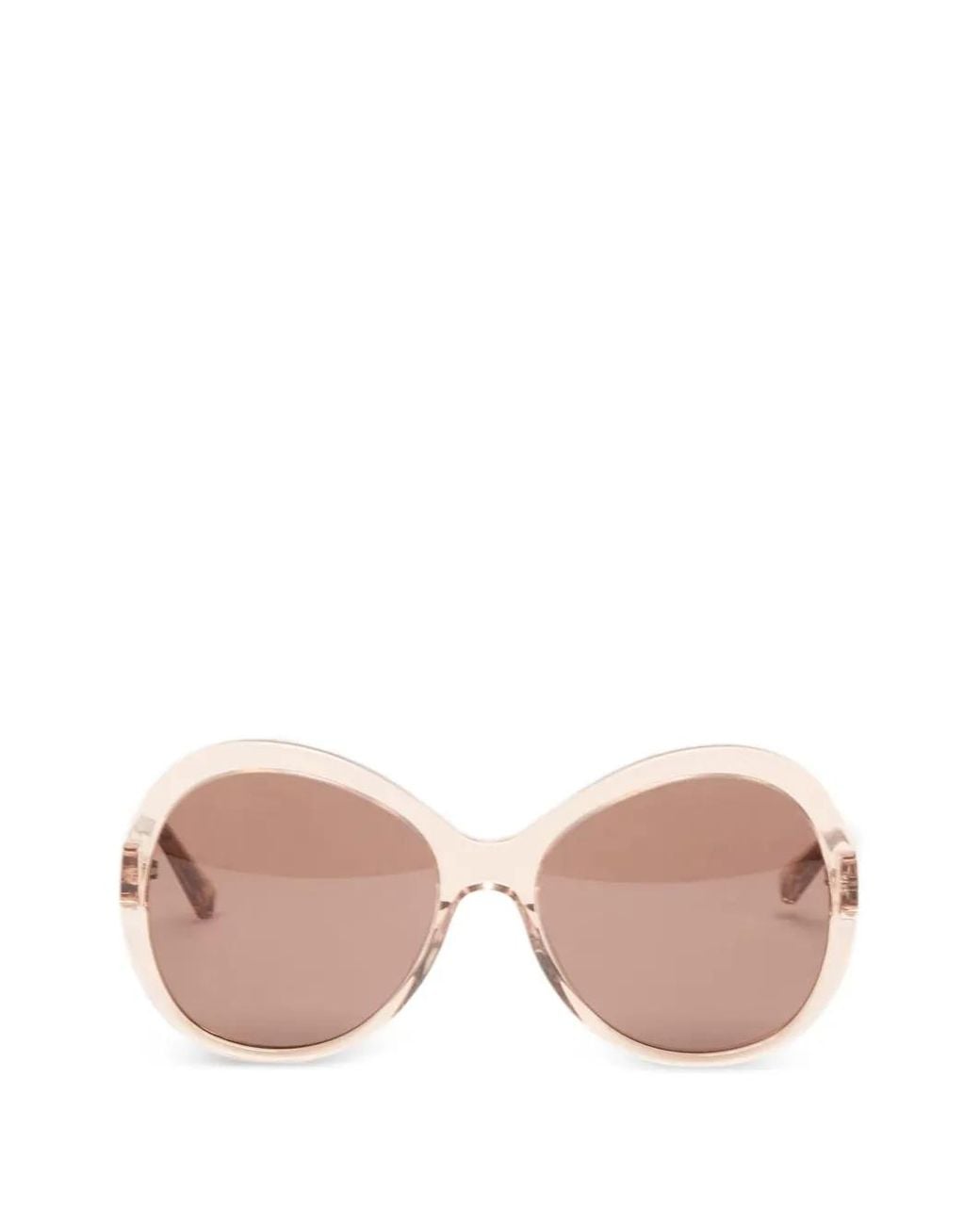 Messyweekend Pink Round-Frame Sunglasses