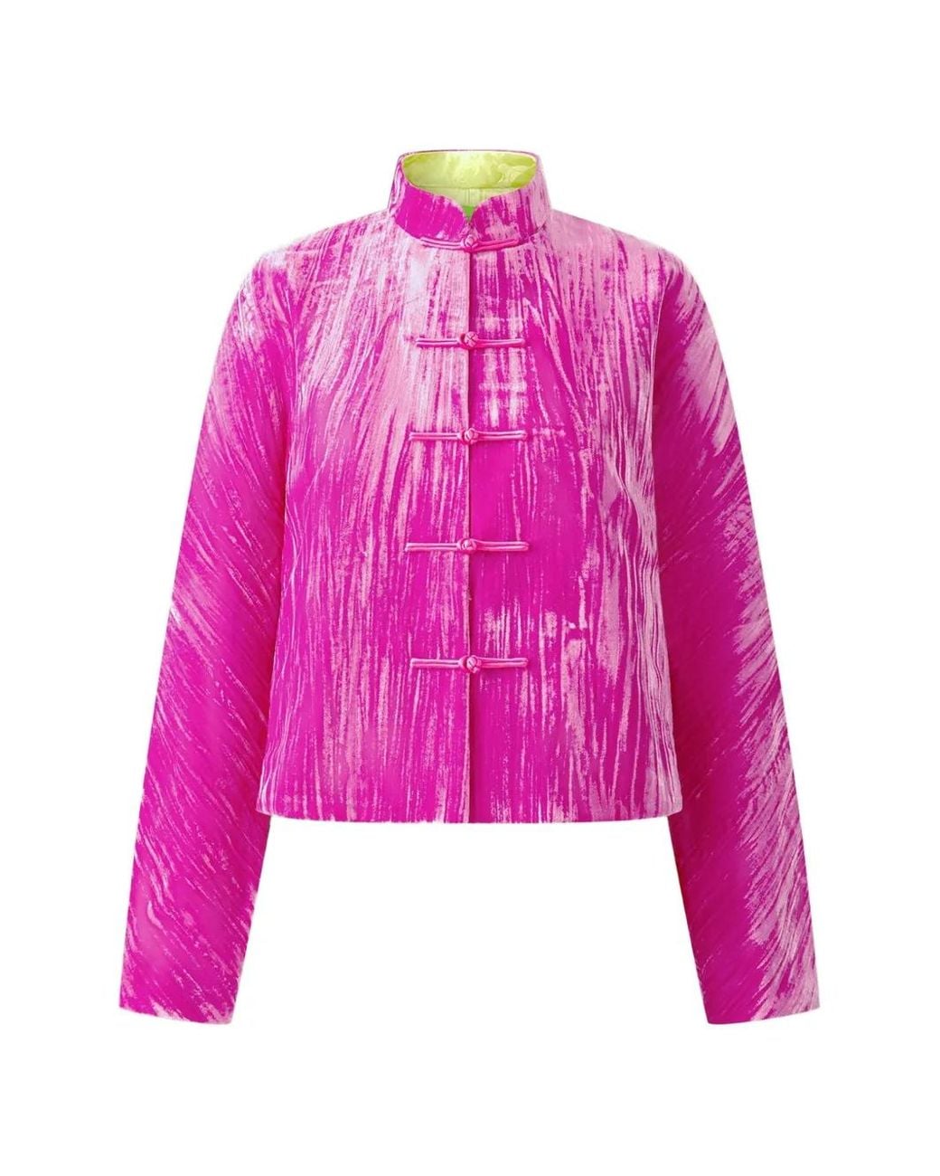 Shanghai Tang Pink Tang Velvet Jacket