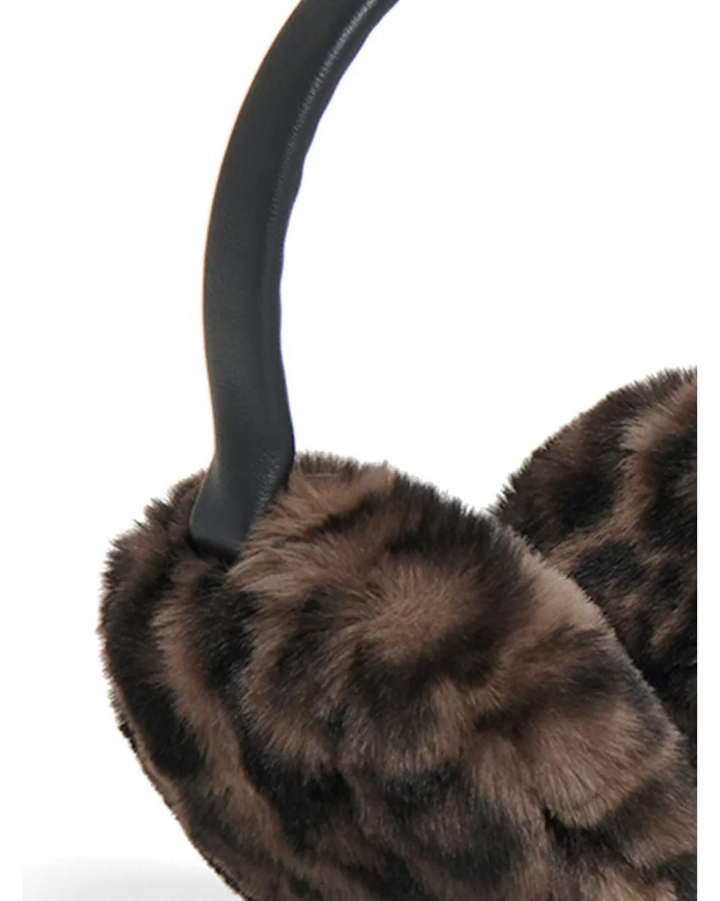Apparis Black Esme Leopard Earmuffs
