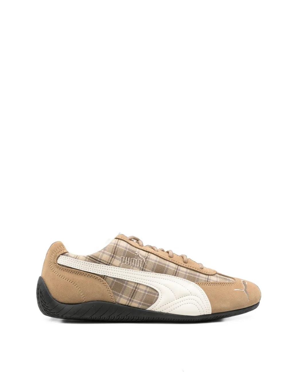 PUMA White Speedcat Patch Sneakers